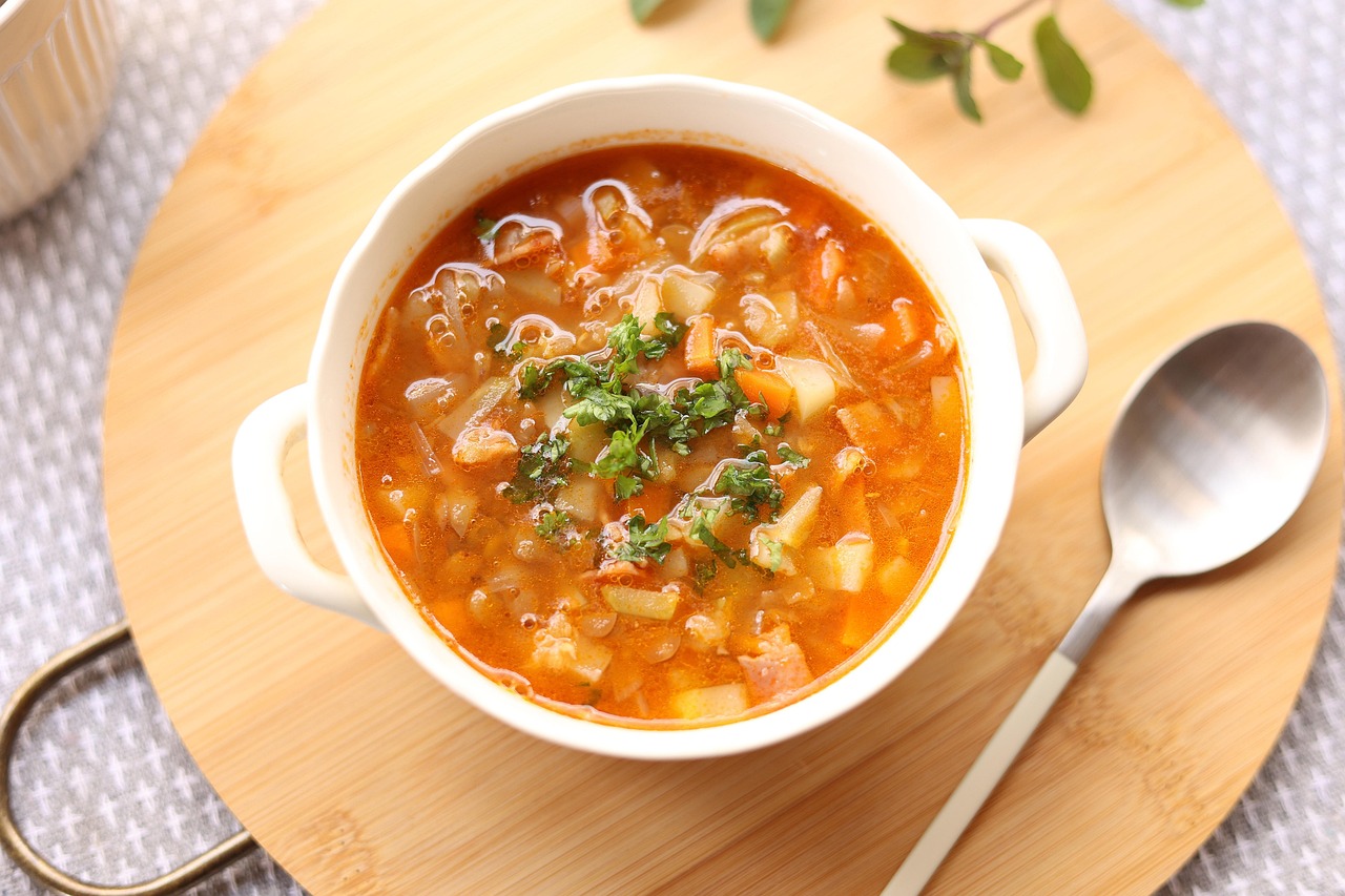 Рассольник с перловкой