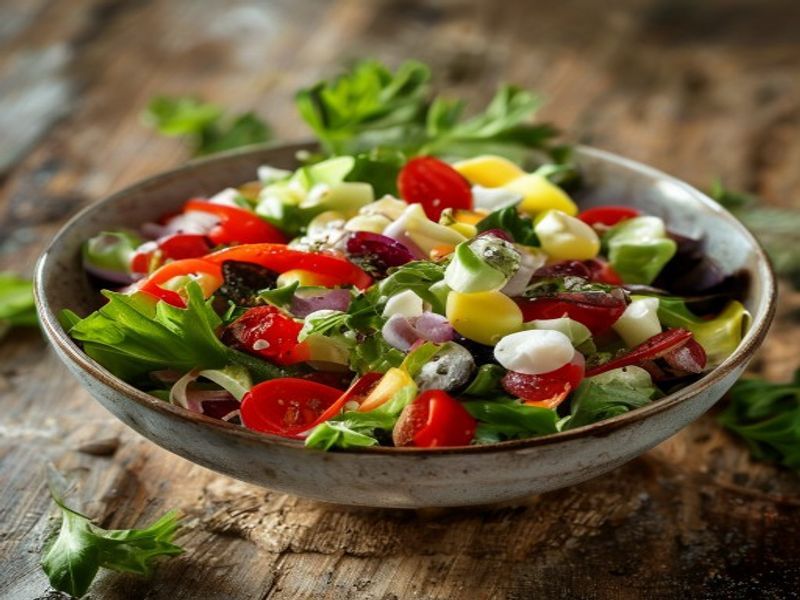 Салат из огурцов помидоров: вкусное и полезное блюдо для любого стола